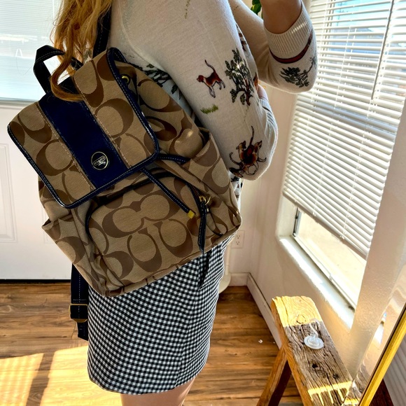 🔥RARE Vintage Y2K Coach Backpack - Picture 2 of 6